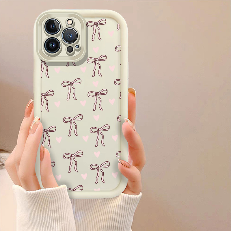 แฟนอินเทรนด์รักโบว์เคสโทรศัพท์สําหรับoppo A3S A5 A12E Realme C1 C11 C20 C12 C25 C15 C2 C30 C30S C35 