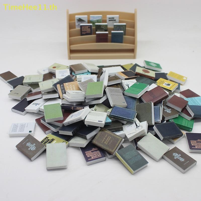 TimeHee 20 ชิ้น 1:12 Dollhouse Miniature หนังสือหนังสือการ์ตูนหนังสือขนาดเล็กรุ่นเด็กแกล้งทําเป็นเล่นของเล่นตุ๊กตา House อุปกรณ์เสริม TH