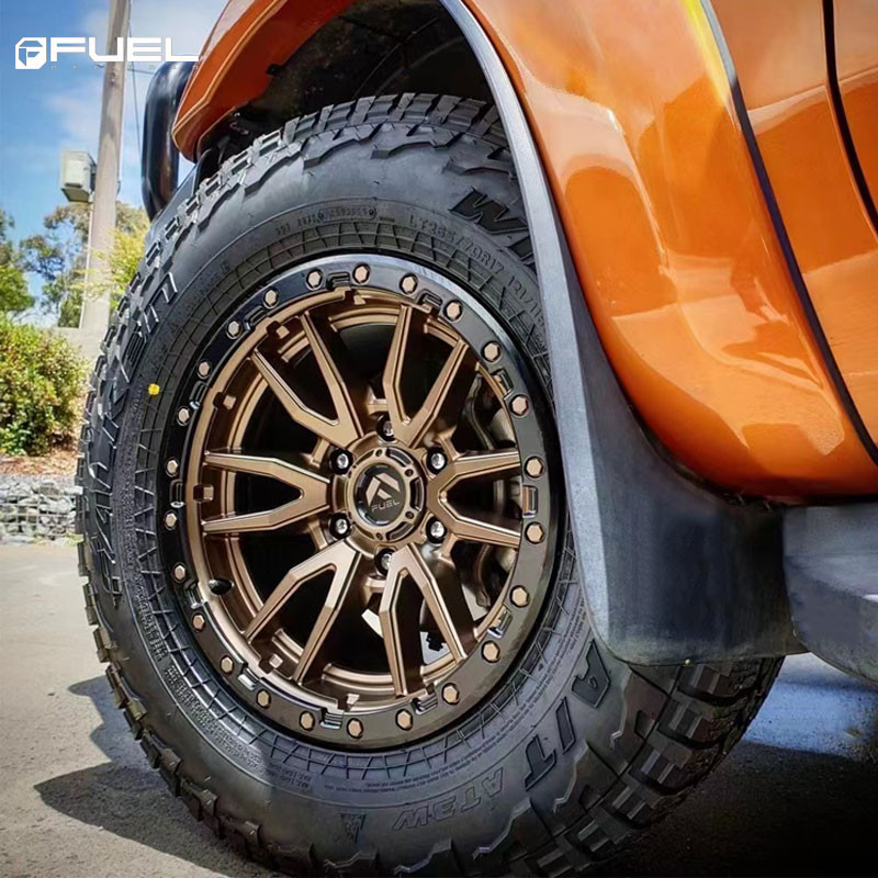 ล้อกันลื่น FUEL Wrangler Raptor Tundra Ranger Negative Tank 300 Metris Off-Road ขนาด 17 นิ้ว