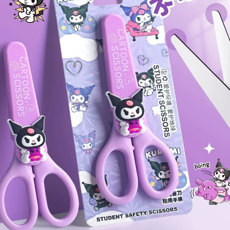 การ์ตูน Sanrio กรรไกรนักเรียนอนุบาล Handmade DIY กรรไกรหัวกลม ราคา ถูกที่สุด ดีลบีเคเค แกลเลอรีภาพที่ 7