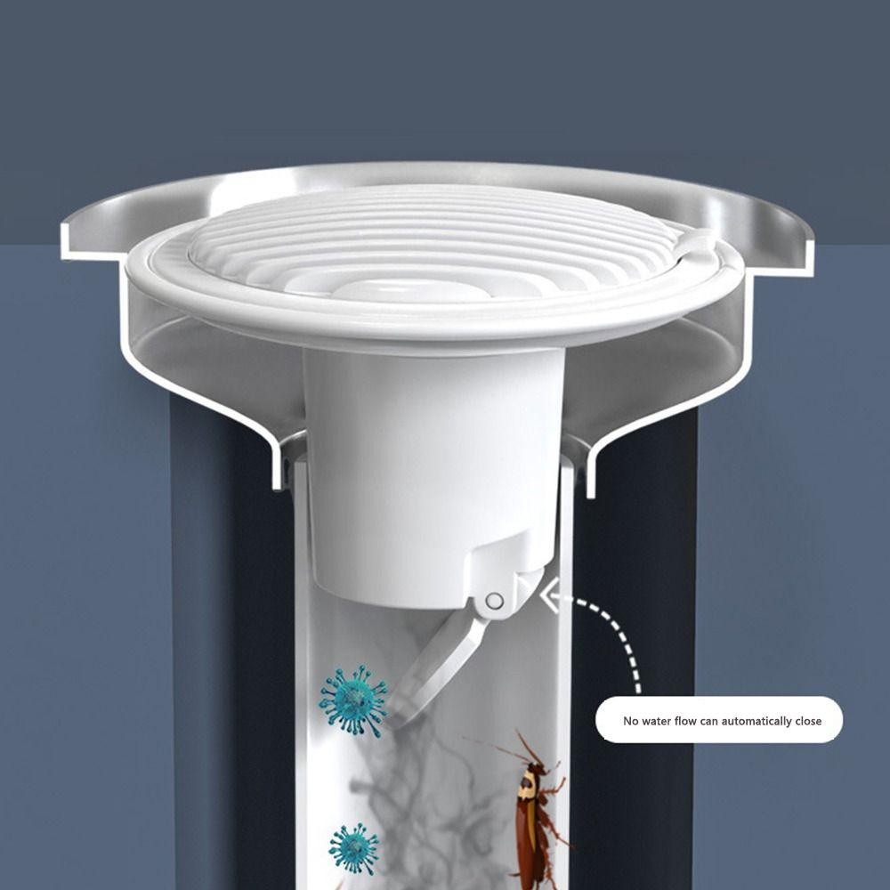 Shopex ตะแกรงกันกลิ่น ฝาท่อกันแมลง ท่อกันแมลง ที่ปิดท่อ กันกลิ่นท่อระบายน้ำ ฝักบัว ห้องครั ดับกลิ่นแมลง - รูปที่ 6