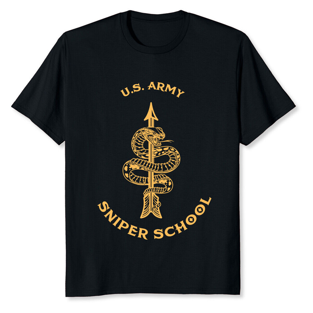 ดีพิมพ์ US Army Sniper School Marksmanship Long Range Precision T-Shirt