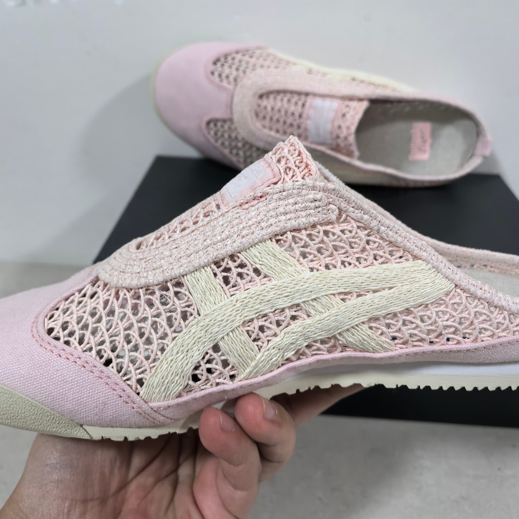 รองเท้าแตะผู้ชายและผู้หญิง Onitsuka Tiger MEXICO 66 SABOT แบบตาข่าย