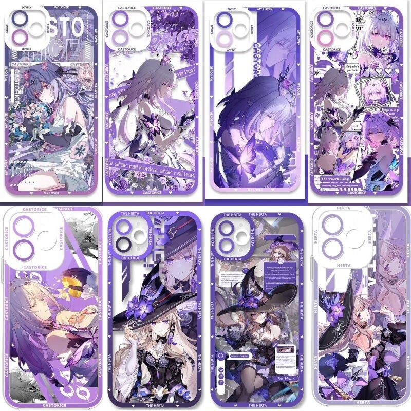 Honkai Star Rail Herta เคสโทรศัพท์สําหรับ OPPO Reno 8T 8Z 7Z 6 5Z 5 6Z 7 4 2F 2Z 8 Pro 4G 5G Reno7Z Reno8T Reno4 ปกอ่อน Castofrice การ์ตูนเกมซิลิโคนกรณี