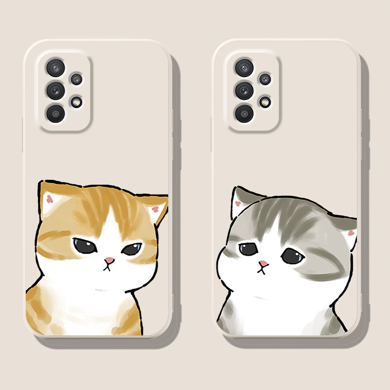 Funny cat Casing for samsung a32,a21/s,a20s,a14,a15,a16,a13,a12,a11,a10/s/e,a9,a8/plus,a7,a06,a04s/s