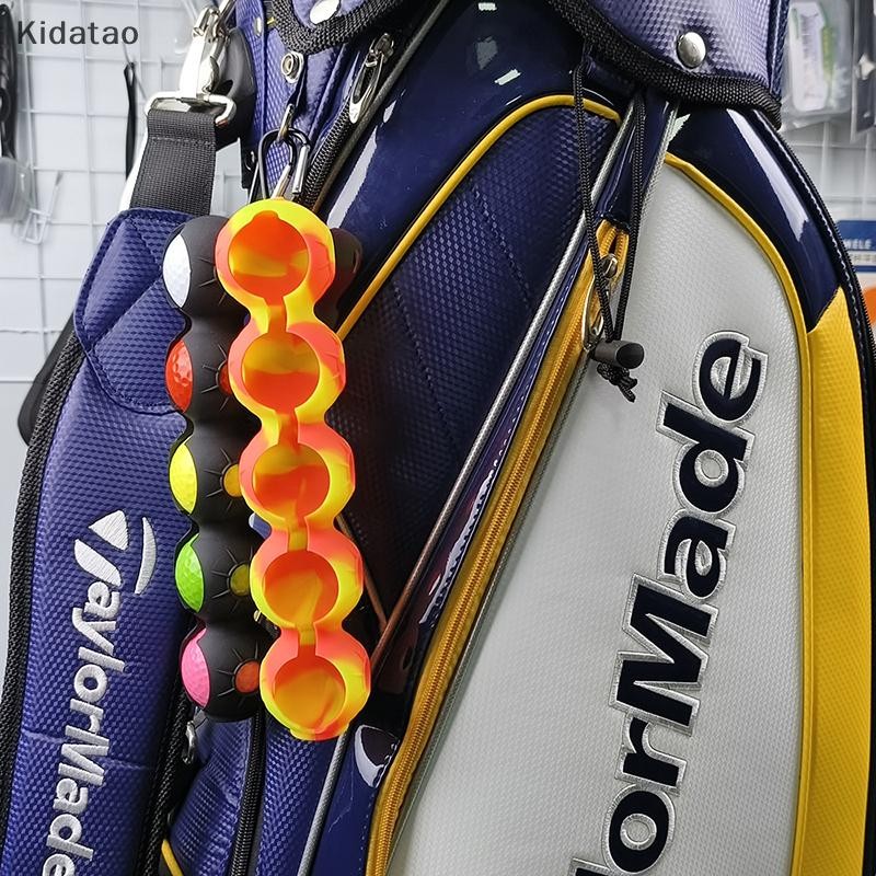 Kidatao Golf Ball Organizer อุปกรณ์กอล์ฟขนาดใหญ่ความจุลูกกอล์ฟแขวนเอว Ball Bag ใหม่