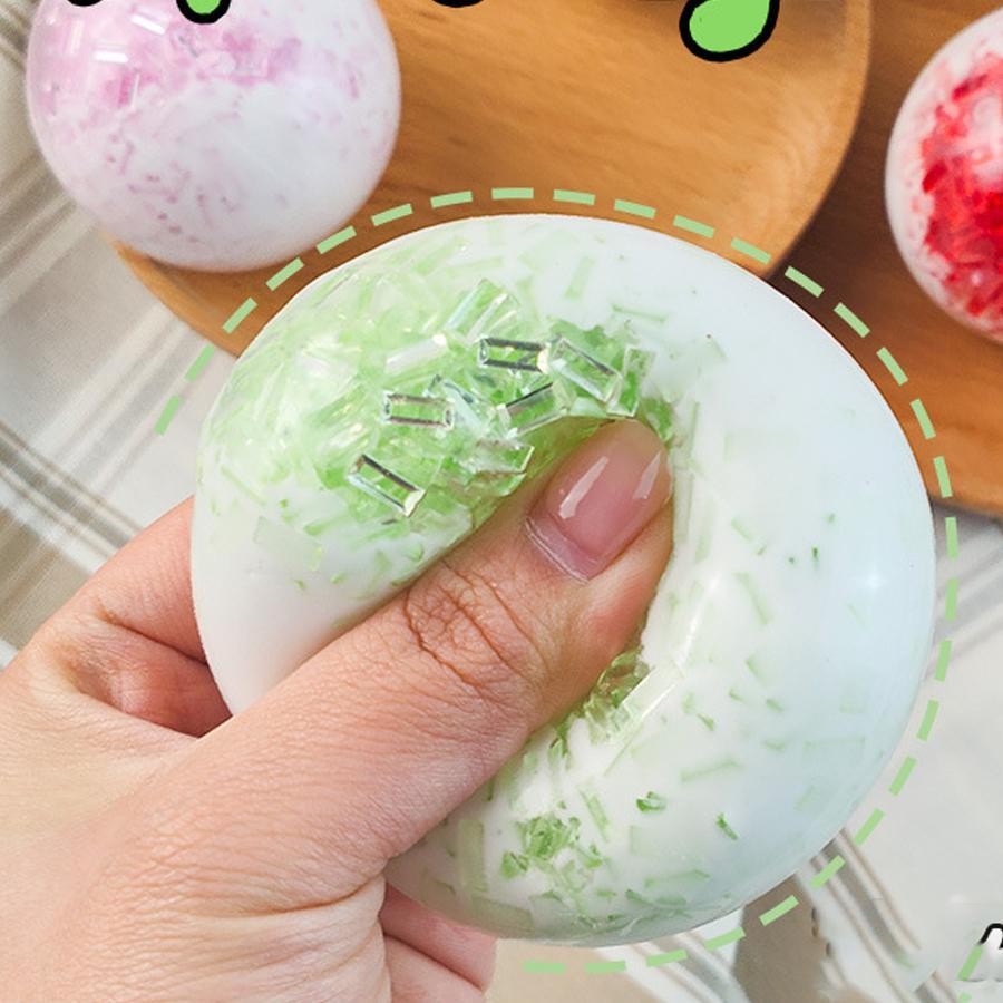 Ice Breaking Squeeze Ball Squishy Slow Rebound ความเครียดบรรเทา Ball Squeeze Fidget ของเล่น qiazhilt