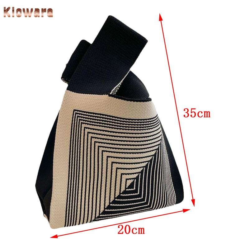 Kloware ผู้หญิงถัก Tote กระเป๋าน้ําหนักเบากระเป๋าเดินทางกระเป๋าหญิงเปิด Top Handle กระเป๋าไหล่กระเป๋าสําหรับทํางานฤดูหนาวกลางแจ้ง