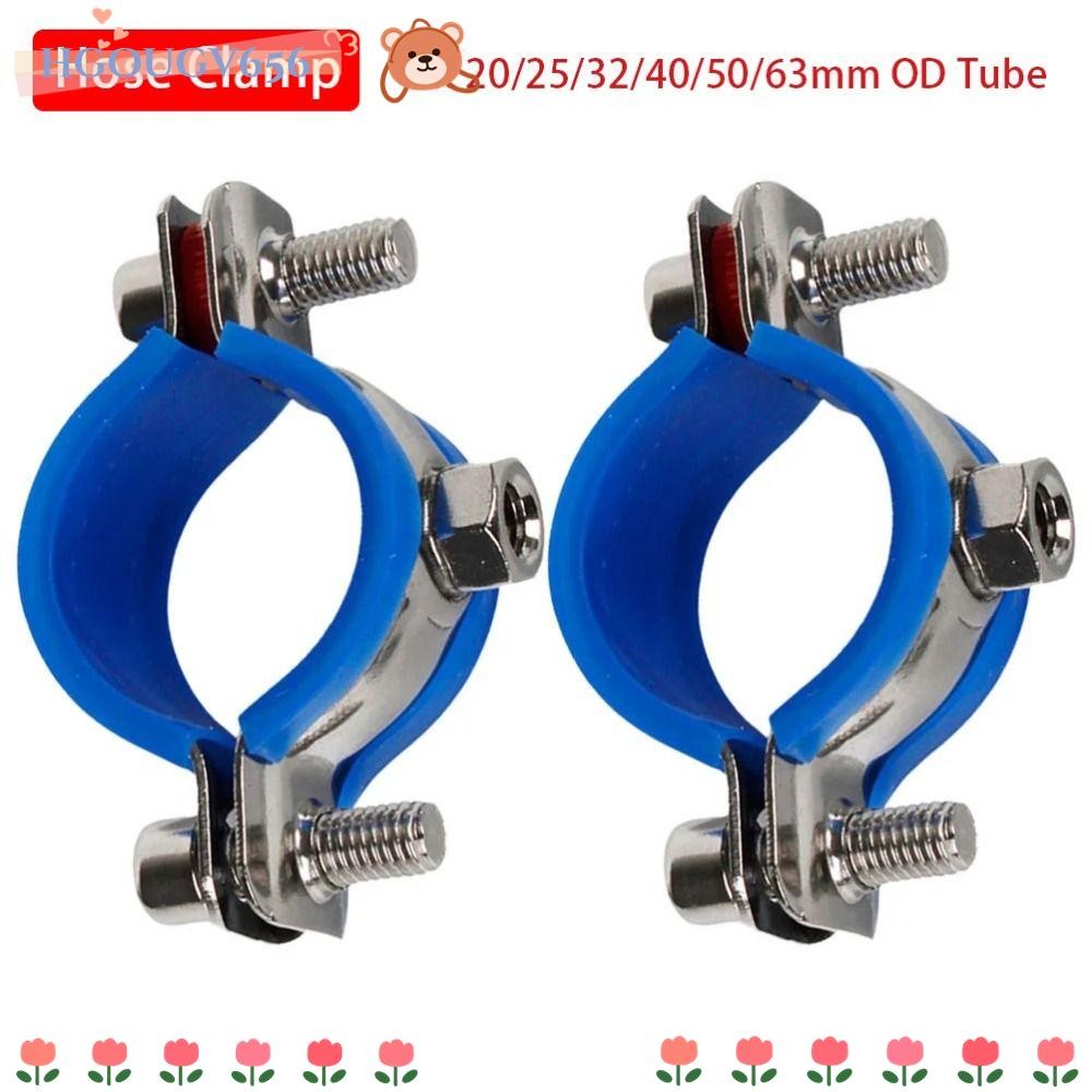 HGOUGV656 1 ชิ้นรอบท่อ Clamp, Nut Hoop สกรูขยายระบบกันสะเทือนท่อ, ข้อต่อท่อ PPR/PVC Fastener ฮาร์ดแวร์หลอดคลิปวงเล็บ