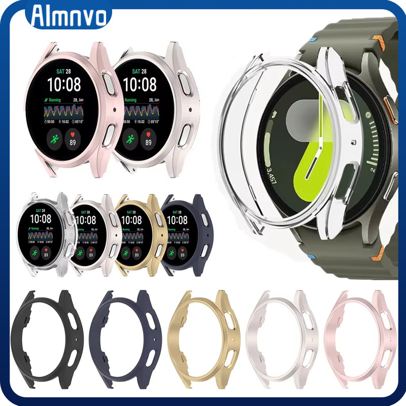 แชสซีพีซี Hollow for Samsung Galaxy Watch 7 40 มม. 44 มม. ฟิล์มป้องกันหน้าจอแข็งกรอบกันชน for Samsung Watch 7 40 44 มม.