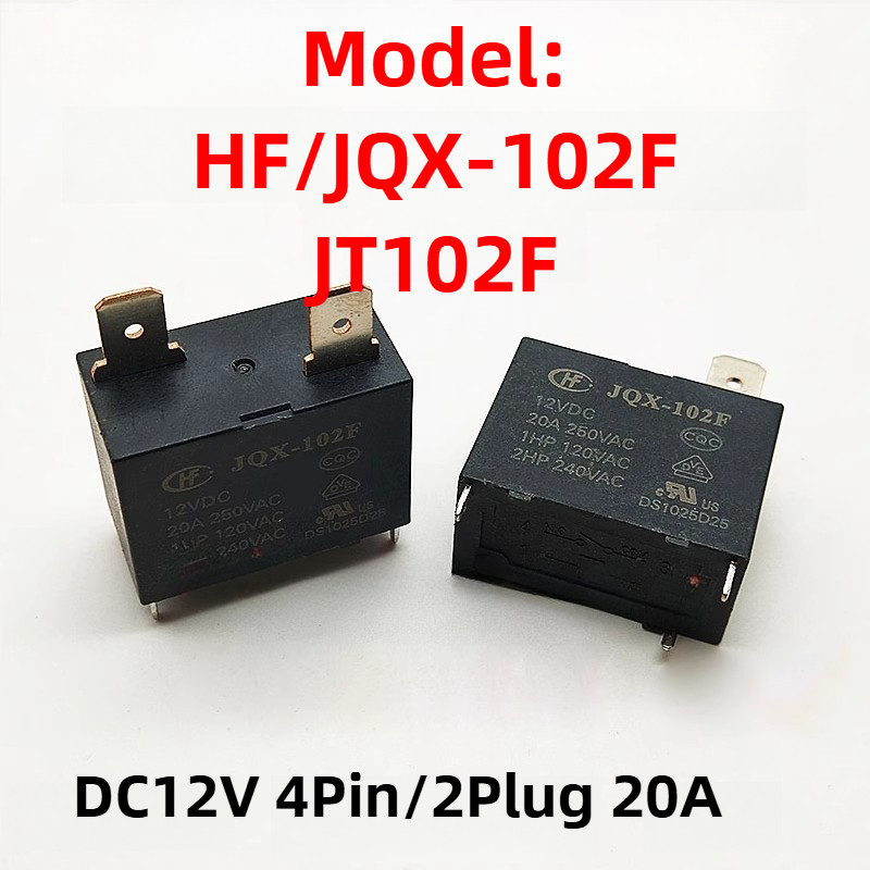 รีเลย์ HF102F ดั้งเดิมสําหรับเครื่องปรับอากาศ, เครื่องทําน้ําอุ่น HF/JQX-102F JT102F HF/JQX-102F-P