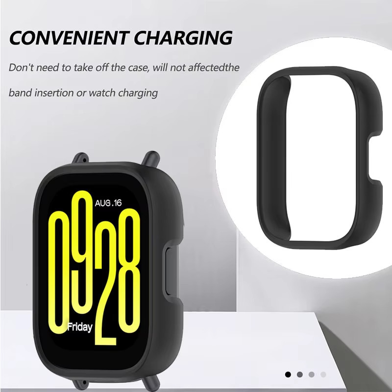 ที่อยู่อาศัยกระจกนิรภัย for Xiaomi Redmi Watch 5 Active/ Redmi Watch 5 Lite ฟิล์มป้องกันหน้าจอกันชนอุปกรณ์เสริม - รูปที่ 4