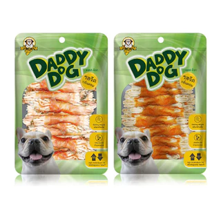 Daddy Dog แดดดี้ ด็อก ขนมสุนัข สันในไก่อบแห้ง​ รสจืด​ กลิ่นหอม​ ห่อใหญ่ Big Pack