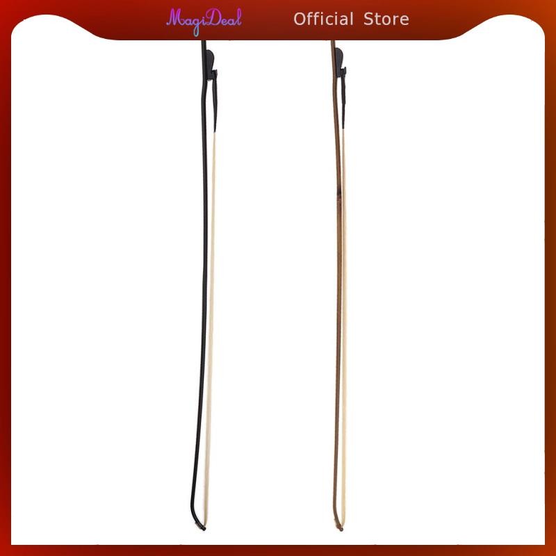 [MAGIDEAL] เครื่องดนตรีจีน Erhu Bow ไม้ไผ่ธรรมชาติและผมขาวสําหรับของขวัญดนตรีเริ่มต้น