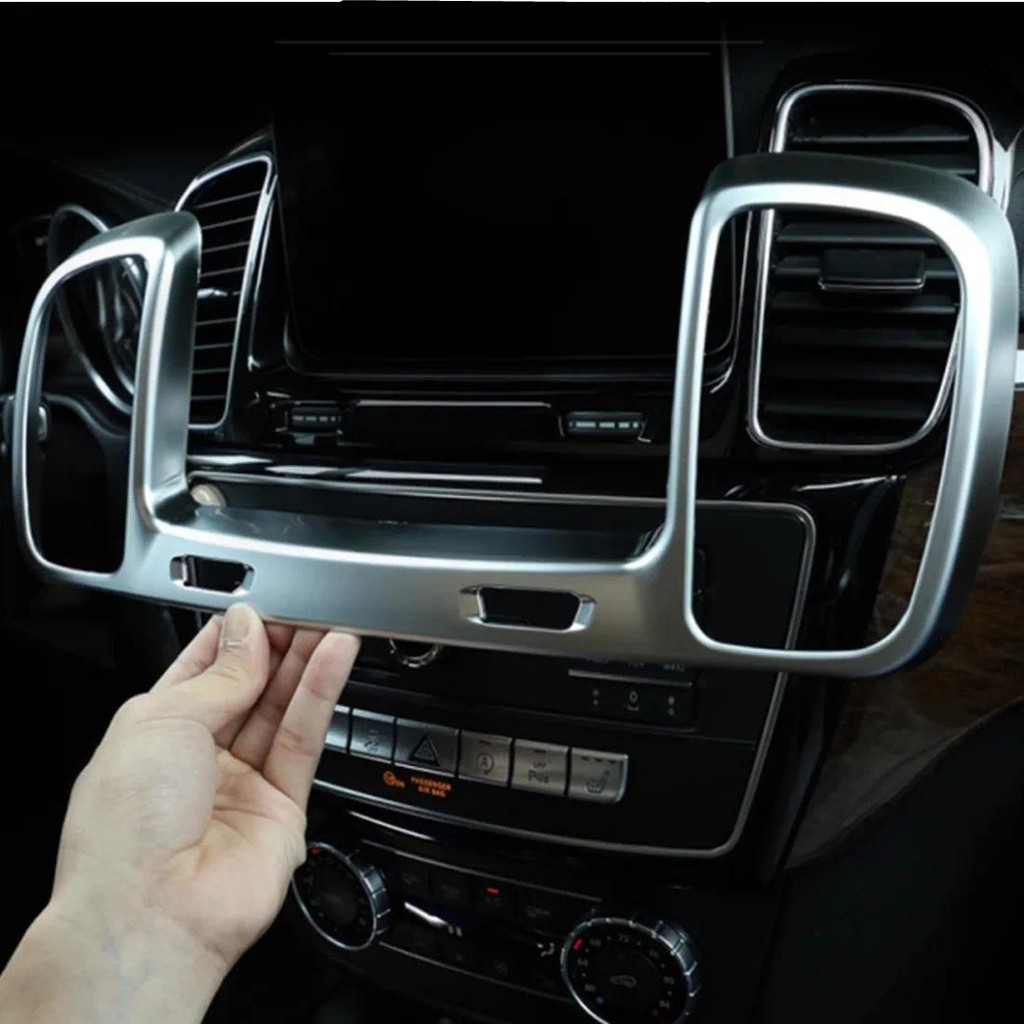 Central Control Air Vent Outlet กรอบรถสติกเกอร์สําหรับ Mercedes Benz GLS GLE W166 X166 2016-19 รถ As