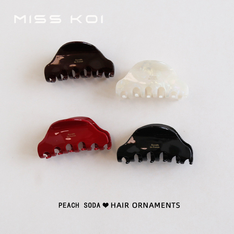 MISSKOI Acetate Medium Grab Clip French High-End Female Back Head Hair Shark Clip