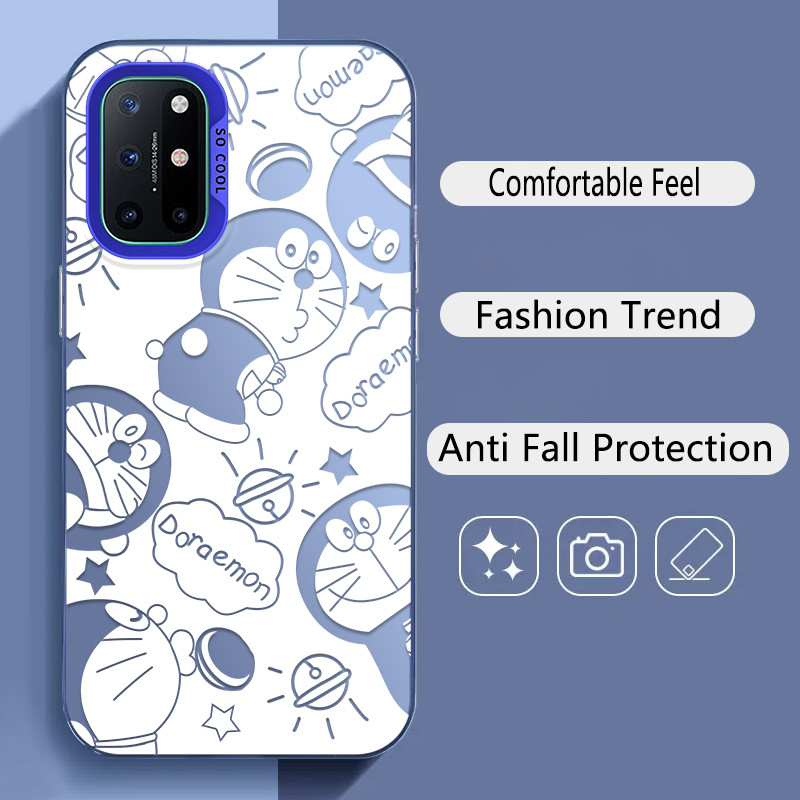 สําหรับ OnePlus 8T & 1+ 8T 5G ,น่ารักหุ่นยนต์แมว,Sunrise,เคสโทรศัพท์ IMD ป้องกันการตกเคลือบคุณภาพสูง