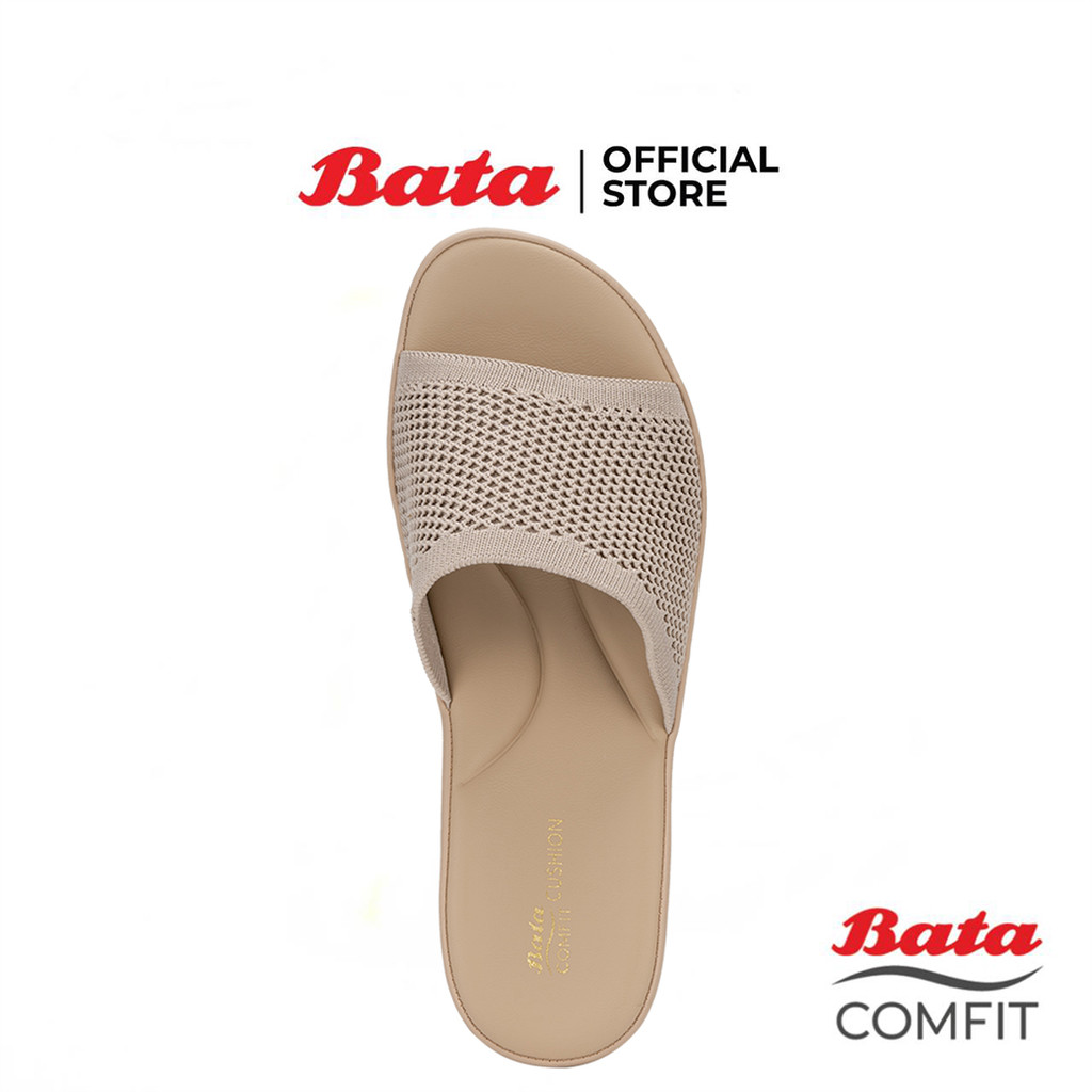 Bata บาจา Comfit รองเท้าเพื่อสุขภาพแบบสวม สูง 2 นิ้ว สำหรับผู้หญิง รุ่น VILANAI สีดำ 7016175 สีเบจ 7018175
