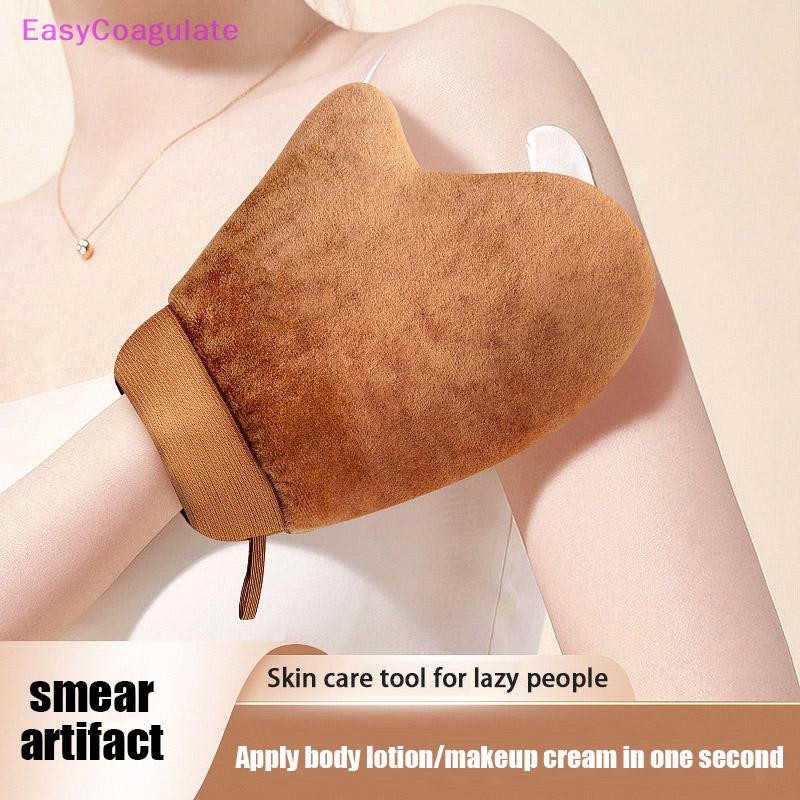 Eas Reusable Body Self Tan ถุงมือ Applicator Tanning ถุงมือครีมโลชั่นมูสทําความสะอาดร่างกายถุงมือ Self Tanner ถุงมือนิ้ว Ate