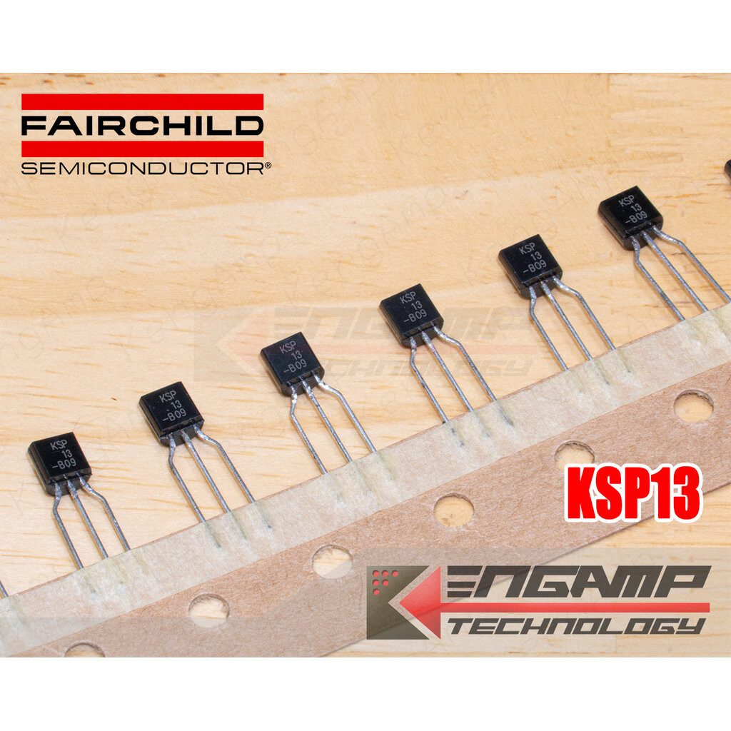 (10ตัว) [TR] KSP13 ON/FAIRCHILD Darlington NPN 0.5A 30V