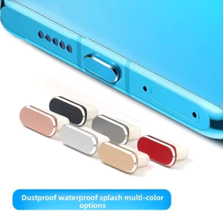 ร้านมิกะ ▏High-End High-Gloss โลหะ Type-C Anti-Dust Plug iPhone15/16 Series พอร์ตชาร์จปลั๊กป้องกันที่แม่นยํา Anti-Lost Anti-Dust