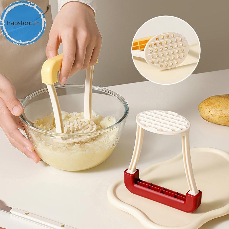 Haostont มันฝรั่ง Mashers ข้าว Masher น้ําซุปข้นสีม่วงหวาน Potata ฟักทองเครื่องขูด Makers เครื่องมือ