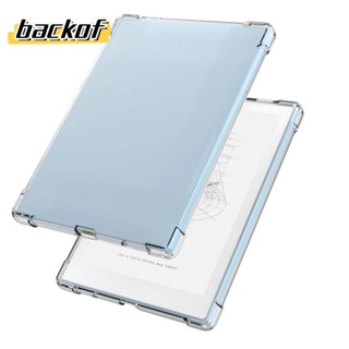 Backof 6 นิ้ว e-Reader, ฝาหลัง TPU โปร่งใส, เคสกันกระแทกบางเ…