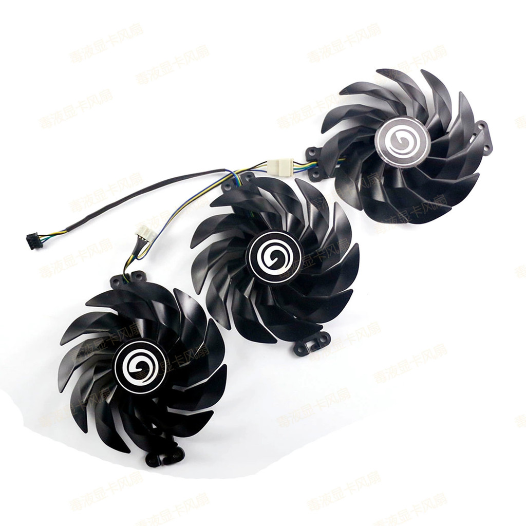 GALLAX RTX 3060TI 3070 3070ti 3080ti 3090 สีดําจะกราฟิกการ์ดพัดลมระบายความร้อน