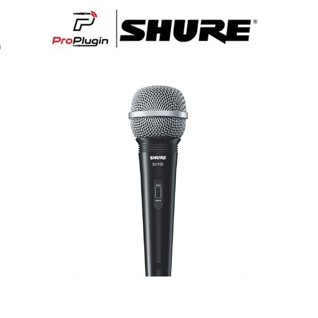 Shure SV100-X  ของเเท้ประกันศูนย์ ไมโครโฟนแบบ Dynamic รับเสียงแบบ Cardioid ทิศทางเดียว (ProPlugin)