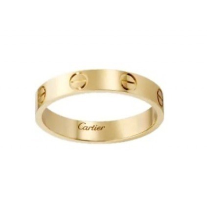 Au750 Cartier/Cartier 2020 ใหม่ผู้หญิง 18K Gold Love งานแต่งงานแหวนคู่ไม่มีแหวนเพชร