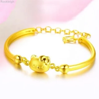 พร้อมส่ง สร้อยข้อมือ แมว 3D ไม่มีกระดิ่ง น่ารักและเบาหรูหรา เครื่องประดับ แฟชั่น ของขวัญวันเกิด สำหรับแฟนสาว