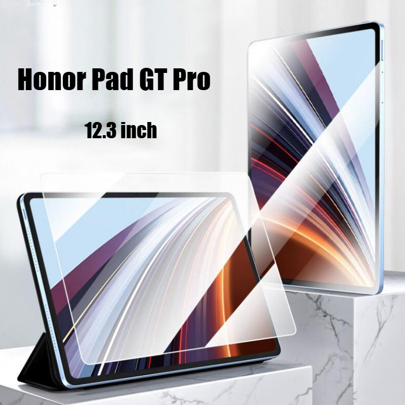 สําหรับ HONOR Pad GT Pro 12.3 2024 HD แท็บเล็ตกระจกนิรภัยปกป้องหน้าจอสําหรับ HONOR PadGT GtPro คลุมทั้งหมดป้องกันฟิล์มด้านหน้า