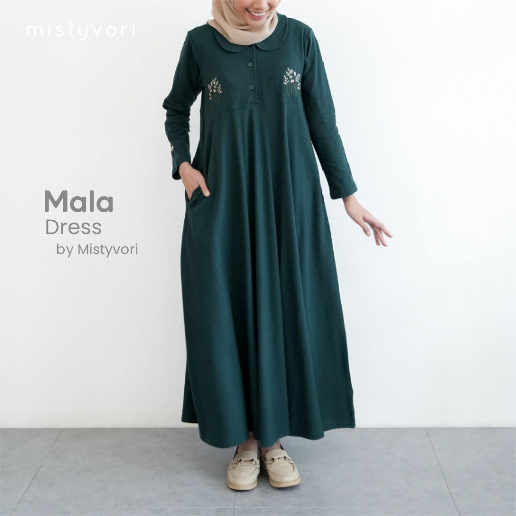 Mistyvori Mala Dress Bahan Polo