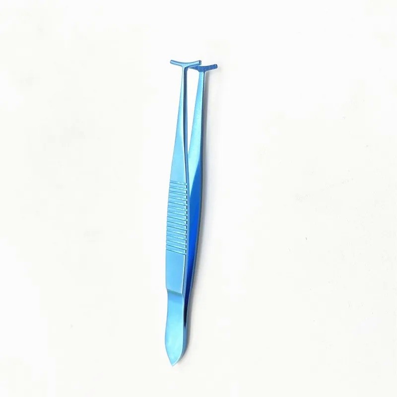 !! # @ Titanium Conjunctiva Forcep Ophthalmic Surgical Forcep แหนบตา