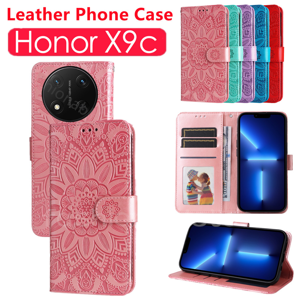 Flip หนังเคสโทรศัพท์สําหรับ Honor X9C สมาร์ท X9B X9A X8B X8A X7C X7B X7A X6B X6A X 9C X 7C X 9B X 8B X7B HonorX9C ปกหลังแม่เหล็ก Honor