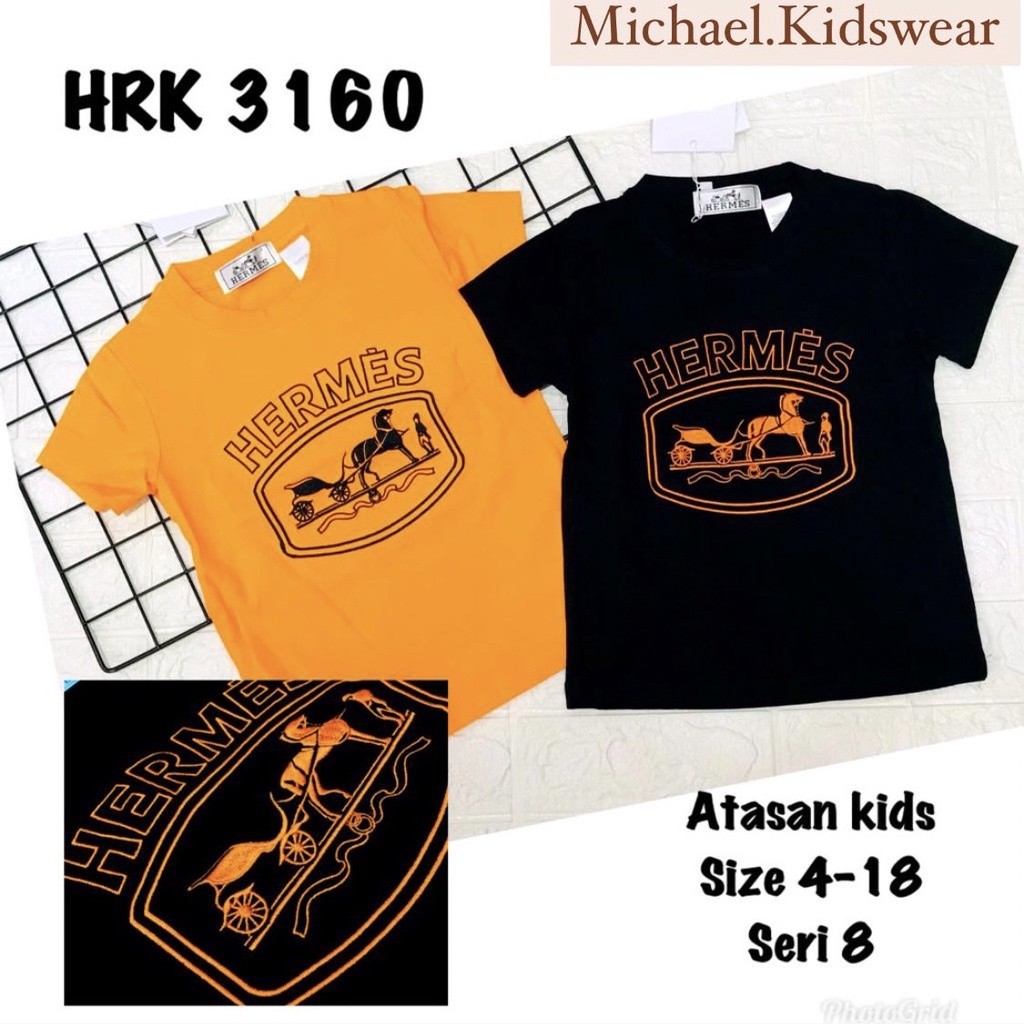 Hrk 3160 เสื้อยืดคุณภาพพรีเมี่ยมสําหรับเด็กผู้หญิง/ผู้หญิง วัสดุรับประกันความสบาย & สไตลิสต์