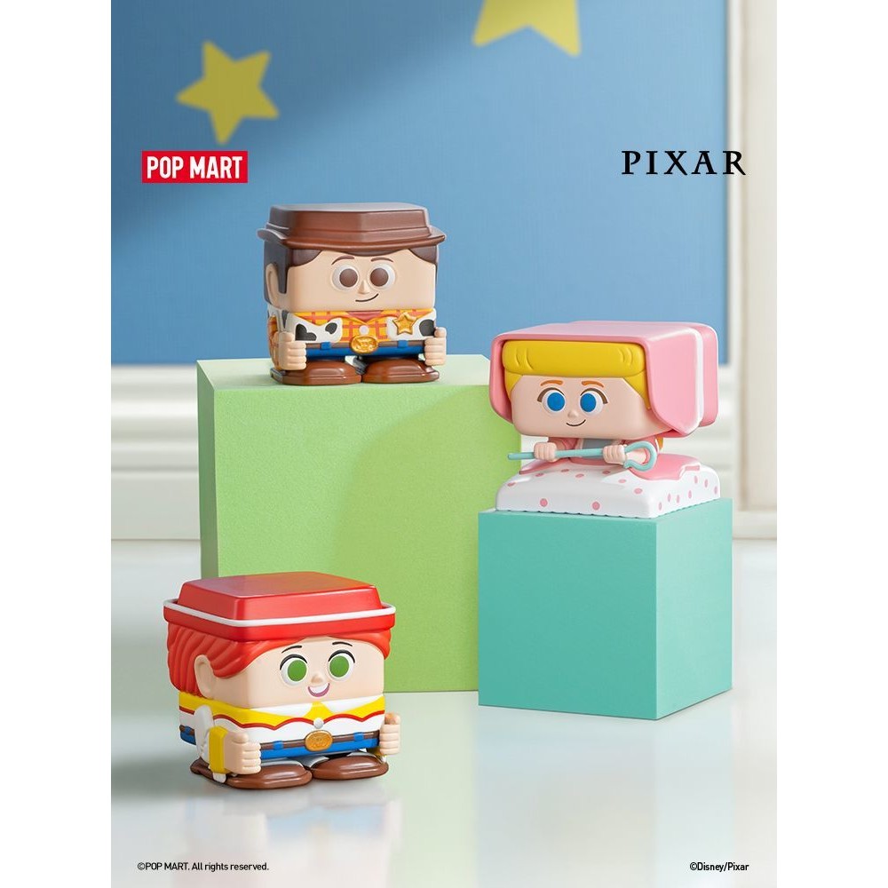 P POPMART POPMART Disney/Pixar POP CUBE-2 Series รูป Woody Big Eyes Mystery Box
