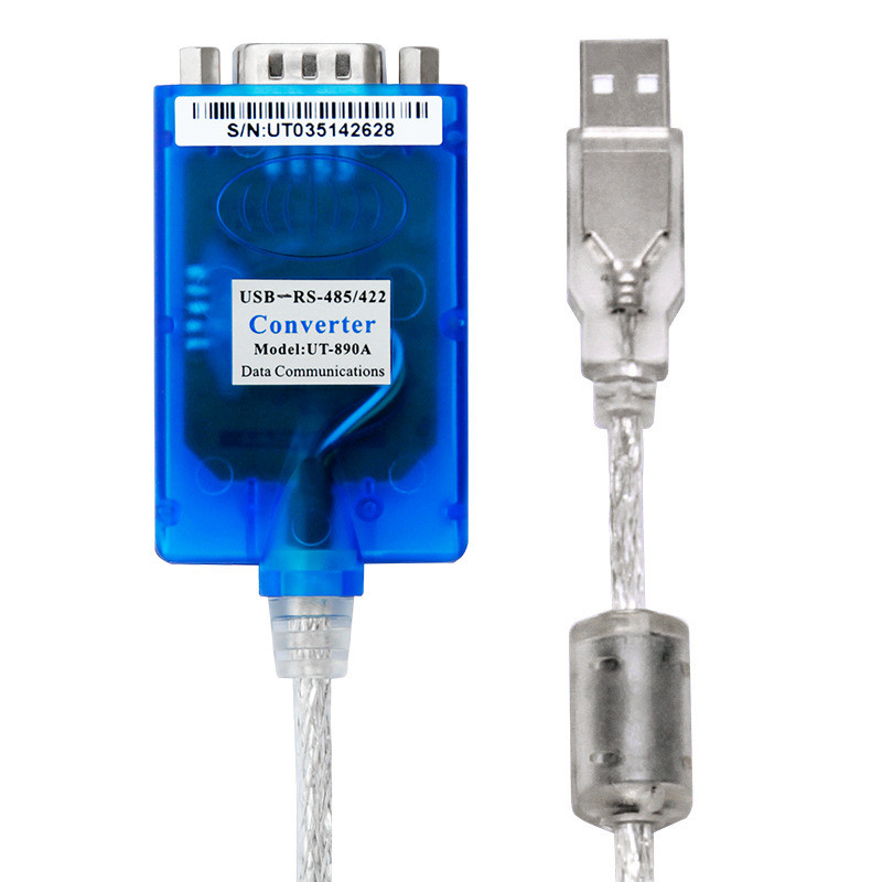 Yutai USB ถึง 485 สายเคเบิลอะแดปเตอร์อุตสาหกรรม UT-890A USB ถึง 422 สายพอร์ตอนุกรม DB9 Pin 485 อะแดปเตอร์
