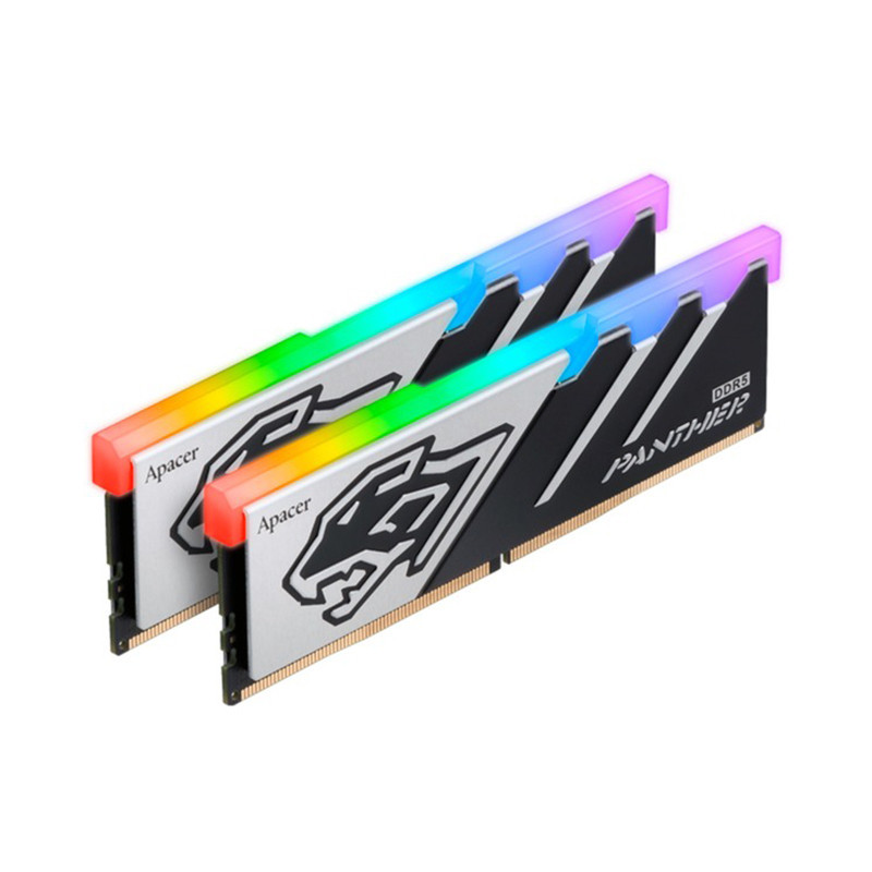 RAM 32GB (16GBx2) 6400MHz RAM APACER PANTHER RGB DDR5 (AH5U32G64C5529BAA-2)