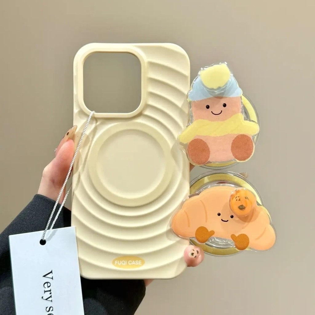 ที่วางโทรศัพท์มือถือ/ที่วางถุงลมนิรภัย 手机支架 /气磁支架 牛角包吸支架适用ihone15promax苹果14มือโปร手机13磁支架12/15/14