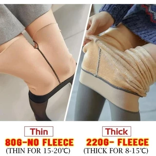 เอวสูง Thicken ความร้อน Tights ผู้หญิงผิวฤดูหนาวความร้อนขนแกะเรียงราย Pantyhose แฟชั่นสบายๆ Super Elastic สีดํา Slim ความร้อนกางเกงขายาว