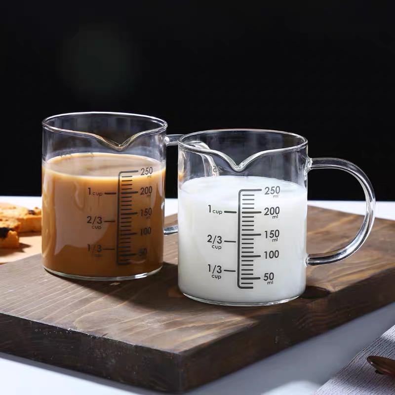 แก้วตวง ถ้วยตวง เข้าไมโครเวฟได้ แก้วชงกาแฟ ​ทนความร้อน #AD-0006