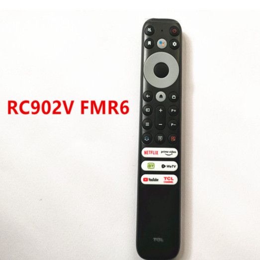 TCL Voice Command TV รีโมทคอนโทรล RC902V FMR6 เหมาะสําหรับ TCL TV Voice รีโมทคอนโทรล RC902V FMR1 FMR