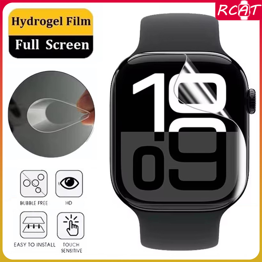 ป้องกันหน้าจอฟิล์มHydrogelนุ่มสำหรับ for Apple Watch 46 40 42 44 45 49 for iWatch Ultra/SE 3 2 Series 11 10 9 8 7 6 5 4