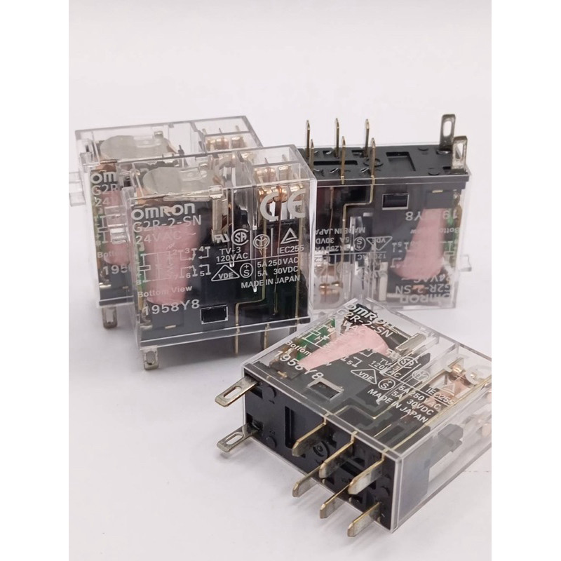G2R-2-SN 24VDC  รีเลย์ 8ขา G2R-2-SN สินค้าถ่ายจากงานจริง