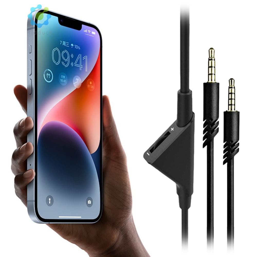 2.0m/6.5 ฟุตสายเปลี่ยนการควบคุมระดับเสียงสําหรับชุดหูฟัง Astro A10 A30 A40 A50 [Hidduck.th]