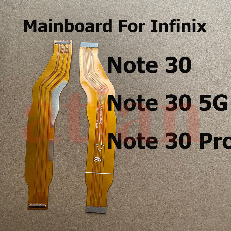 สําหรับ Infinix Note 30 Pro 4G 5G เมนบอร์ด PCB Dock Connector ริบบิ้นใหม่เมนบอร์ดบอร์ดหลัก Flex Cabl