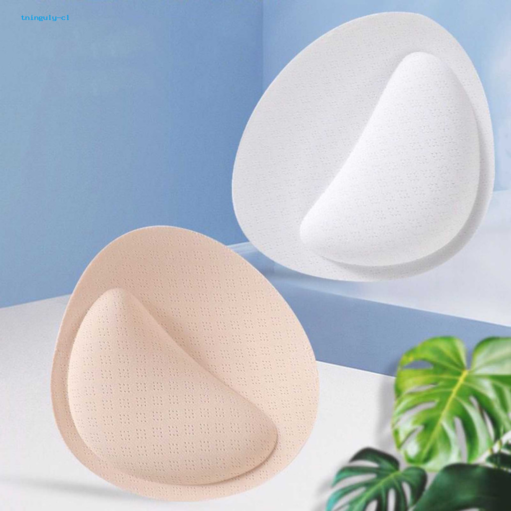 [Tninguly] แผ่นรองหน้าอกแบบปรับได้ Bra ใส่ Pad Push Up Bra Pads สําหรับชุดว่ายน้ําและบิกินี่ฟองน้ําสามเหลี่ยมหนาแทรกสําหรับเพิ่มขนาดหน้าอกระบายอากาศได้และสบายเต้านม