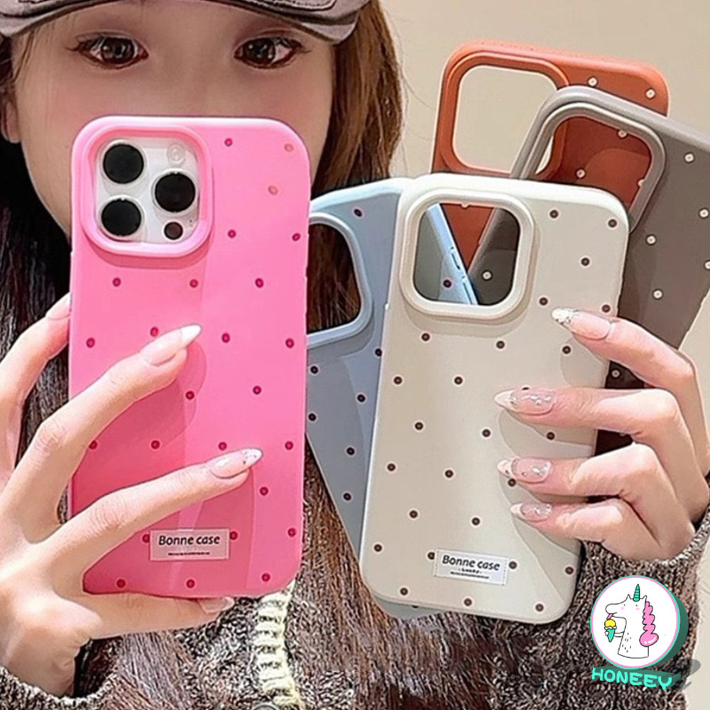 Ins Macaronสีเต็มหน้าจอLittle Loveเคสโทรศัพท์นุ่มสําหรับIPhone 16 15 14 13 12 Pro Max PlusกันกระแทกSoft TPUป้องกันปกหลัง