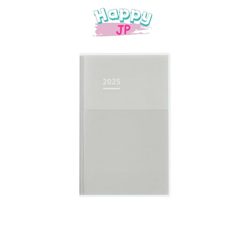 Kokuyo Jibun Techo Days Planner 2025 รายเดือนทุกวัน A5 Slim สีเทา Ni-Jd1M-25 Kokuyo Jibun Techo Days